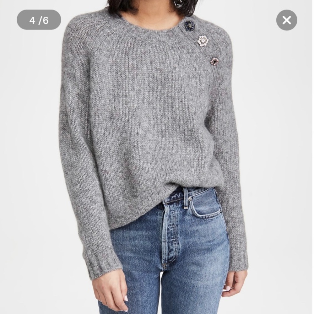 Great condition Ba&sh Jeweled Sweater size s